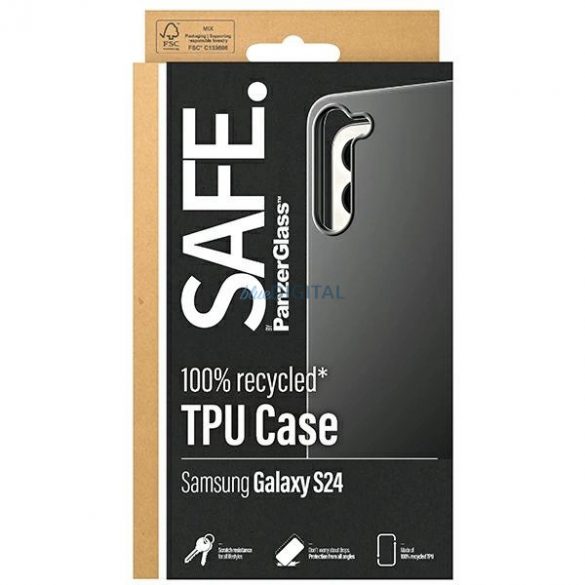 Husa SAFE by PanzerGlass pentru Samsung Galaxy S24 - neagra