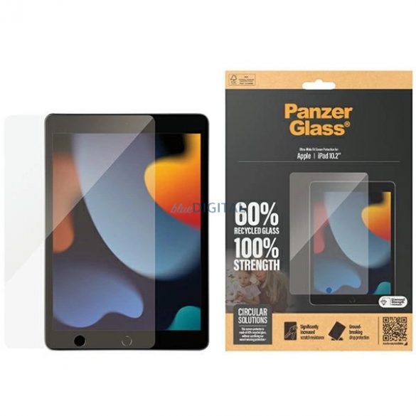 Sticlă călită PanzerGlass Ultra-Wide Fit pentru iPad 10.2"