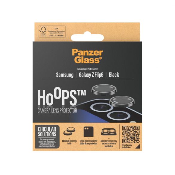 Protecție PanzerGlass Hoops pentru cameră pentru Samsung Galaxy Z Flip 6