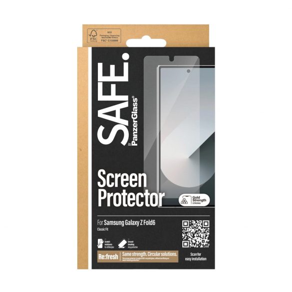 Sticlă securizată SAFE by PanzerGlass pentru Samsung Galaxy Z Fold 6