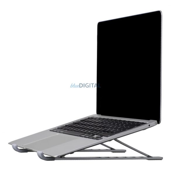 Suport pentru laptop pliabil ergonomic Silver Monkey Blanc - argintiu