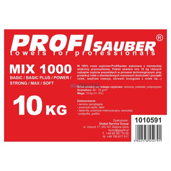 ProfiSauber cârpe de curățat nețesute diverse tipuri MIX 1000 - 10kg