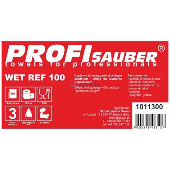 POWER ProfiSauber WET REF 100 cârpe de înmuiere - INSERT