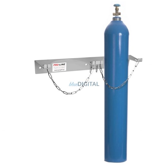 Suport de perete pentru 2 butelii de gaz, max. diametru 250 mm cilindri PRO-LINE