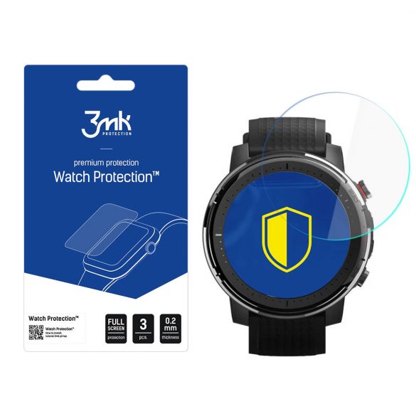 3mk Watch Protection™ v. Sticlă hibridă FlexibleGlass pe Xiaomi Amazfit Stratos 3