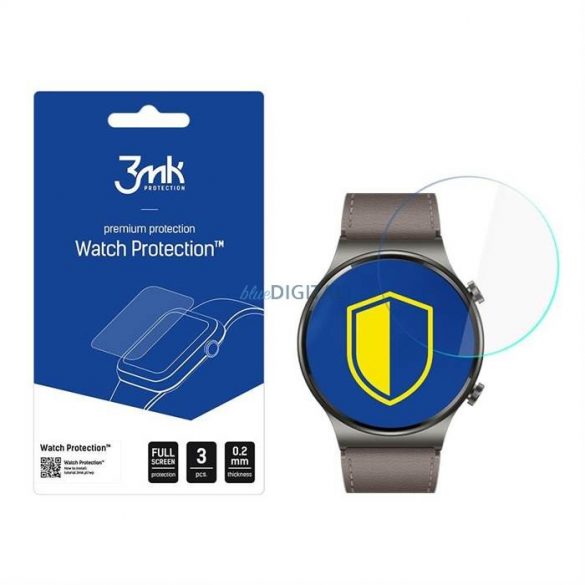 Huawei Watch GT 2 Pro - 3mk Watch Protection™ v. Sticlă flexibilă Lite