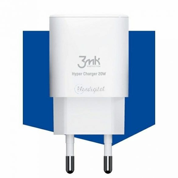 3MK HyperCharger 20W 1xUSB-C + 1xUSB-A încărcător PD/QC