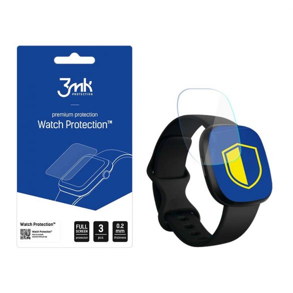 Film de protecție 3mk Watch Protection™ v. ARC+ pentru Fitbit Versa 3/4