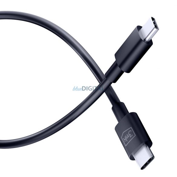 Cablu Hyper 3mk USB-C / USB-C 100W 1.2m - Negru