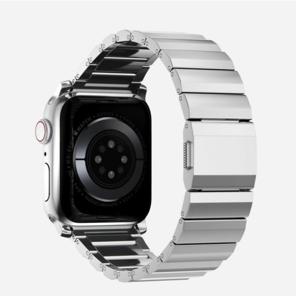 Bratara Tech-Protect SteelBand pentru Apple Watch 4 / 5 / 6 / 7 / 8 / 9 / SE / Ultra 1 / 2 (42/44/45/49 mm) - argintiu