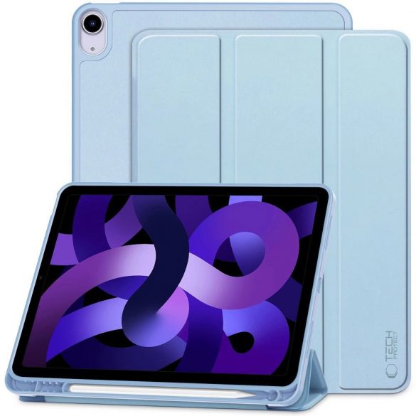 Husă Tech-Protect SC Pen pentru iPad Air 10.9" 2020-2022 / 11" 2024 - albastru deschis