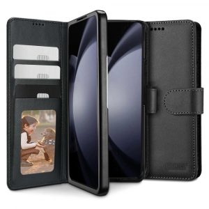 Husă Tech-Protect Wallet pentru Samsung Galaxy Z Fold 6 - neagră