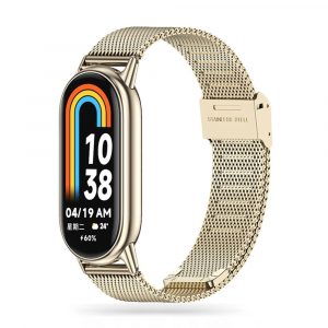 Curea Tech-Protect MilaneseBand pentru Xiaomi Smart Band 8 / 8 NFC - bej