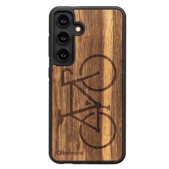 Husa din lemn Bewood Rower Limba pentru Samsung Galaxy S24 - maro deschis