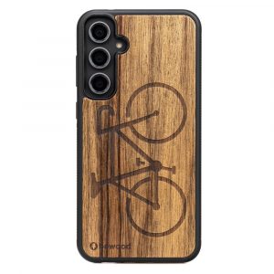 Husa din lemn Bewood Rower Limba pentru Samsung Galaxy S23 FE - maro deschis