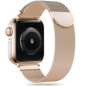 Tech-Protect MilaneseBand pentru Apple Watch 4 / 5 / 6 / 7 / 8 / 9 / SE (38/40/41 mm) - auriu