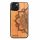 Husa din lemn Bewood Mandala Apple Tree pentru iPhone 13 - Maro Deschis