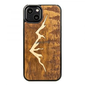 Husa din lemn pentru iPhone 13 Bewood Imbuia Mountains