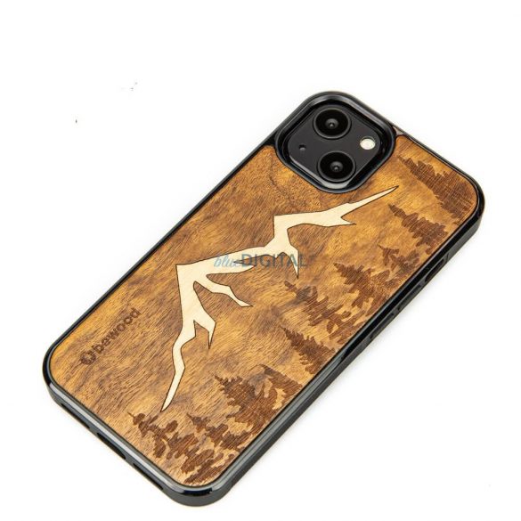 Husa din lemn pentru iPhone 13 Bewood Imbuia Mountains