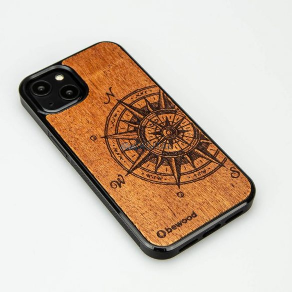 Husa din lemn pentru iPhone 13 Bewood Traveler Merbau