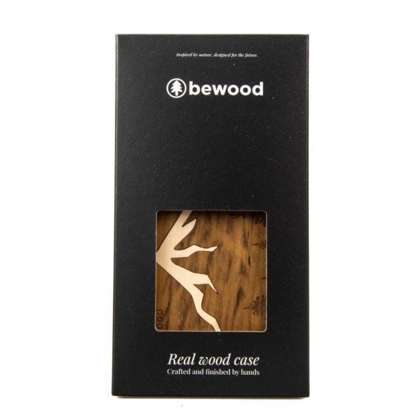 Husa din lemn pentru iPhone 14 Bewood Mountains Imbuia