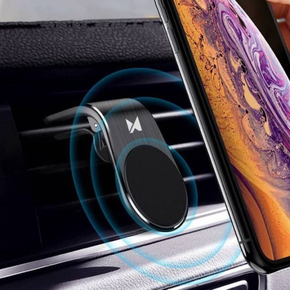 Wozinsky Universal Magnetic Car Mount Phone Holder Air Outlet negru (VB-02)