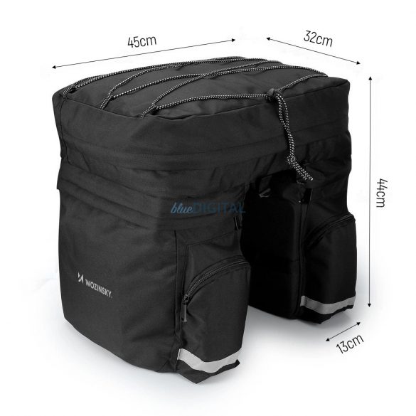 Wozinsky biciclete biciclete sac 60L negru