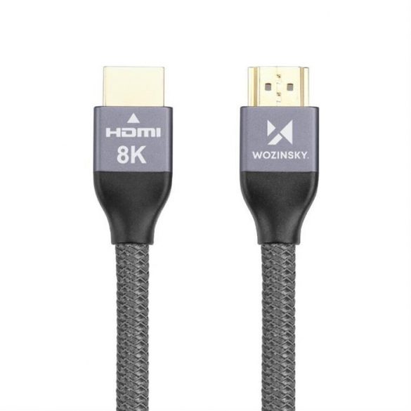 Wozinsky HDMI 2.1 1m cablu argintiu