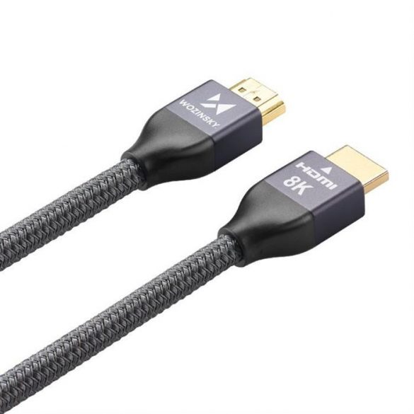 Wozinsky HDMI 2.1 1m cablu argintiu