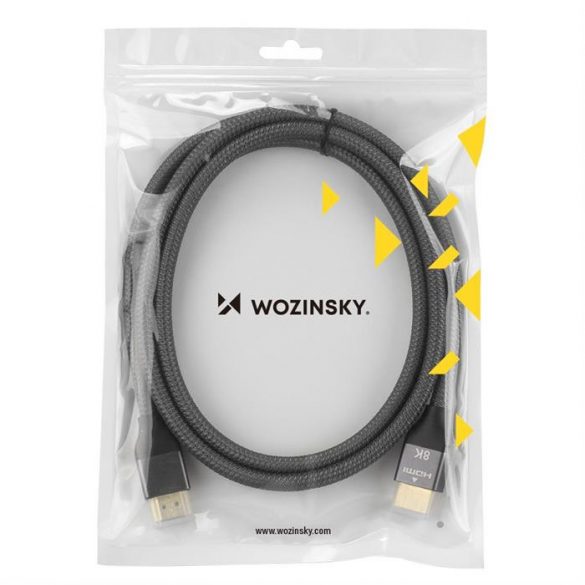 Wozinsky HDMI 2.1 1m cablu argintiu