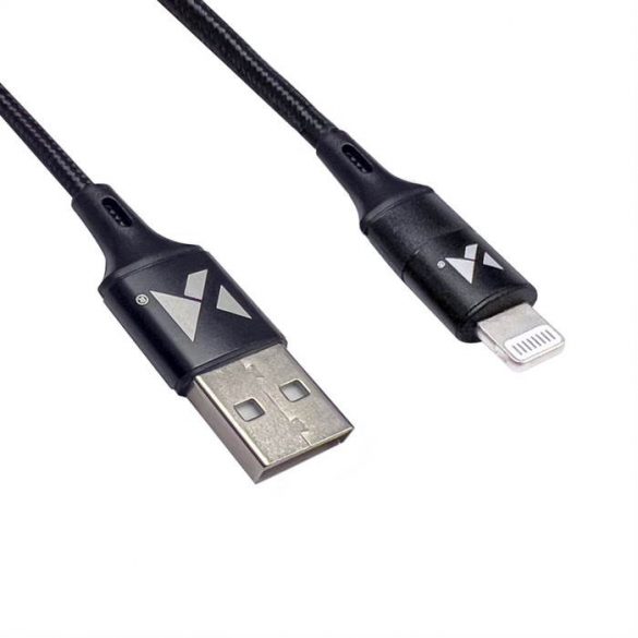 Cablu Wozinsky USB - Lightning 2,4A 1m negru (WUC-L1B)