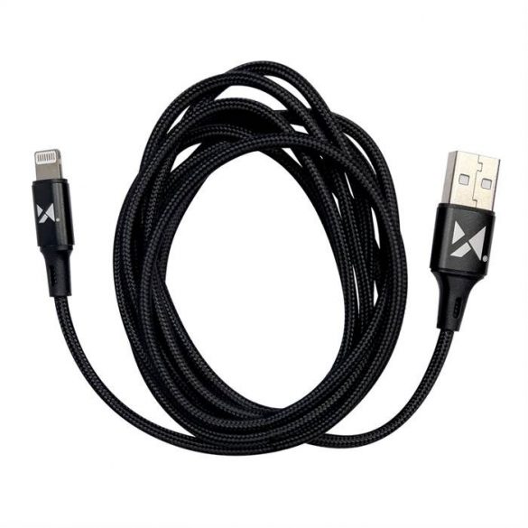 Cablu Wozinsky USB - Lightning 2,4A 1m negru (WUC-L1B)