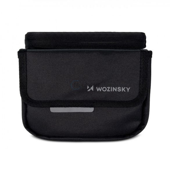 Wozinsky cadru biciclete sac biciclete pannier impermeabil telefon husă 1.5l negru (WBB26BK)