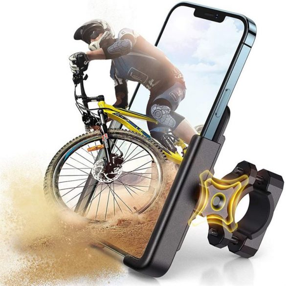 Wozinsky Metal Bike Smartphone Handlebar Mount negru (WBHBK3)