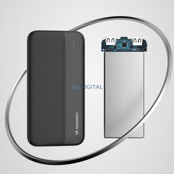 Wozinsky powerbank 10000mAh 2 x USB negru (WPBBK1)