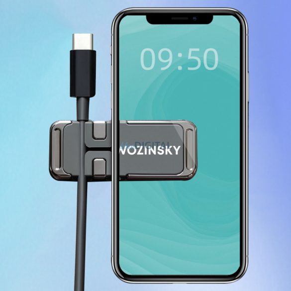 Suport magnetic pentru telefon Wozinsky cu organizator de cabluri (WMCDO-B1)