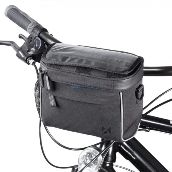 Wozinsky bicicletă ghidon sac biciclete umăr sac negru (WBHBB-01)