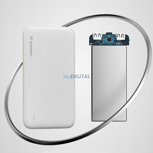 Wozinsky powerbank 10000mAh 2 x USB alb (WPBWE1)