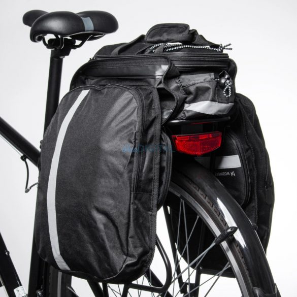 Geantă de bicicletă Wozinsky WBB36BK 27L - negru