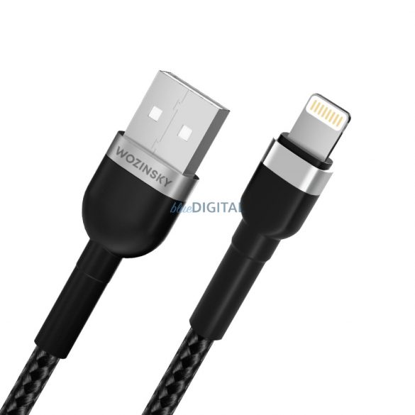 Cablu Wozinsky WNBAL1 USB-A / Lightning 2.4A 1 m - negru