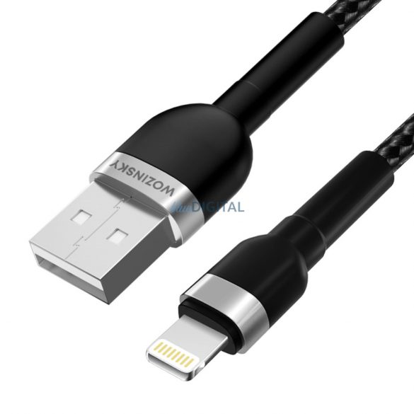 Cablu Wozinsky WNBAL1 USB-A / Lightning 2.4A 1 m - negru