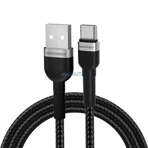 Cablu Wozinsky WNBAC1 USB-A / USB-C 2.4A 1 m - negru