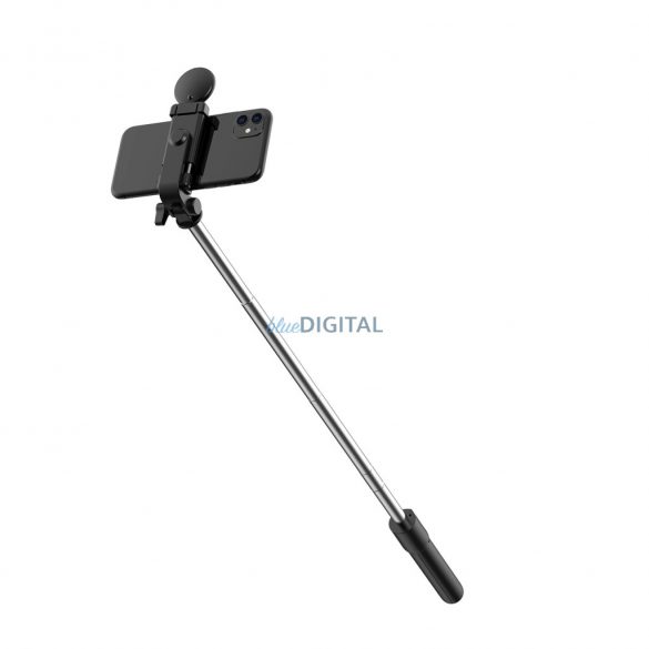 Selfie stick WH1YXS trepied telescopic cu lumină 1m - negru