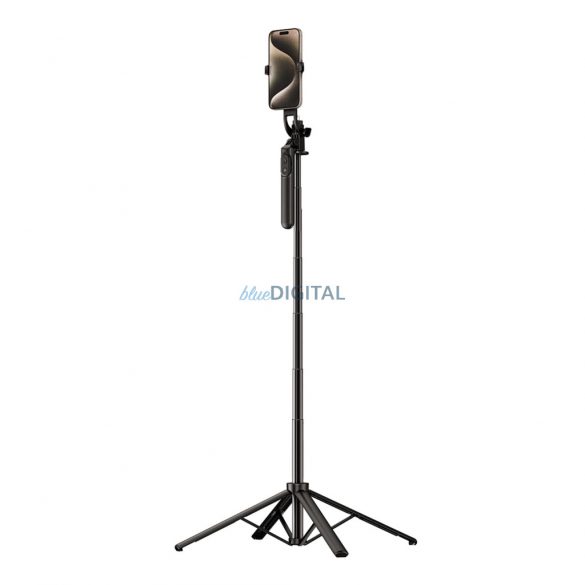 Selfie stick WH181-Y1S trepied telescopic din aliaj de aluminiu 1.75m - negru