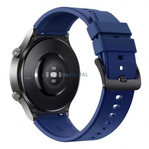 Curea de înlocuire din silicon Huawei Watch GT 2/3/4/2 Pro/3 Pro/GT 2e (46mm) - Navy Blue