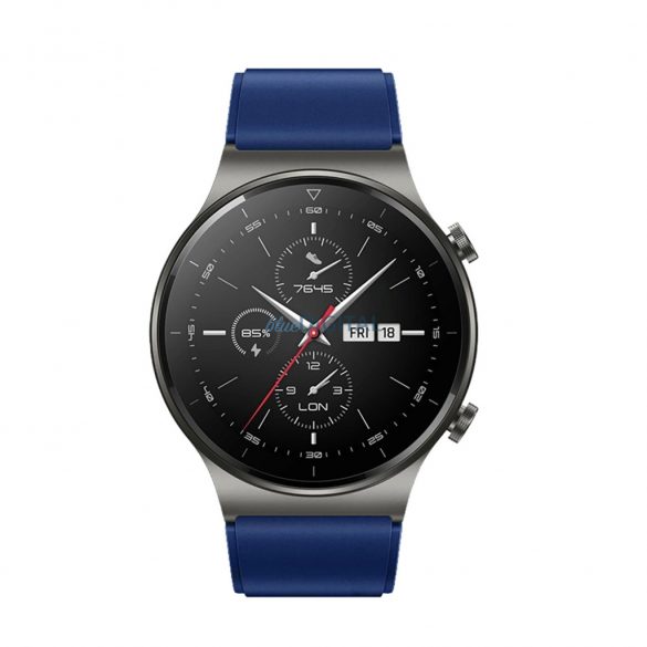 Curea de înlocuire din silicon Huawei Watch GT 2/3/4/2 Pro/3 Pro/GT 2e (46mm) - Navy Blue