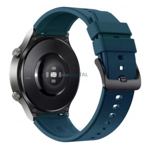 Curea de înlocuire din silicon Huawei Watch GT 2/3/4/2 Pro/3 Pro/GT 2e (46mm) - verde închis