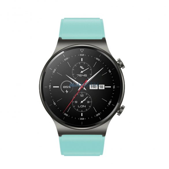 Curea de înlocuire din silicon Huawei Watch GT 2/3/4/2 Pro/3 Pro/GT 2e (46mm) - verde deschis