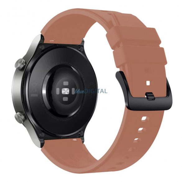 Curea înlocuitoare din silicon Huawei Watch GT 2/3/4/2 Pro/3 Pro/GT 2e (46mm) - burgundy