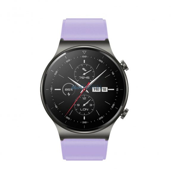 Curea de înlocuire din silicon Huawei Watch GT 2/3/4/2 Pro/3 Pro/GT 2e (46mm) - violet